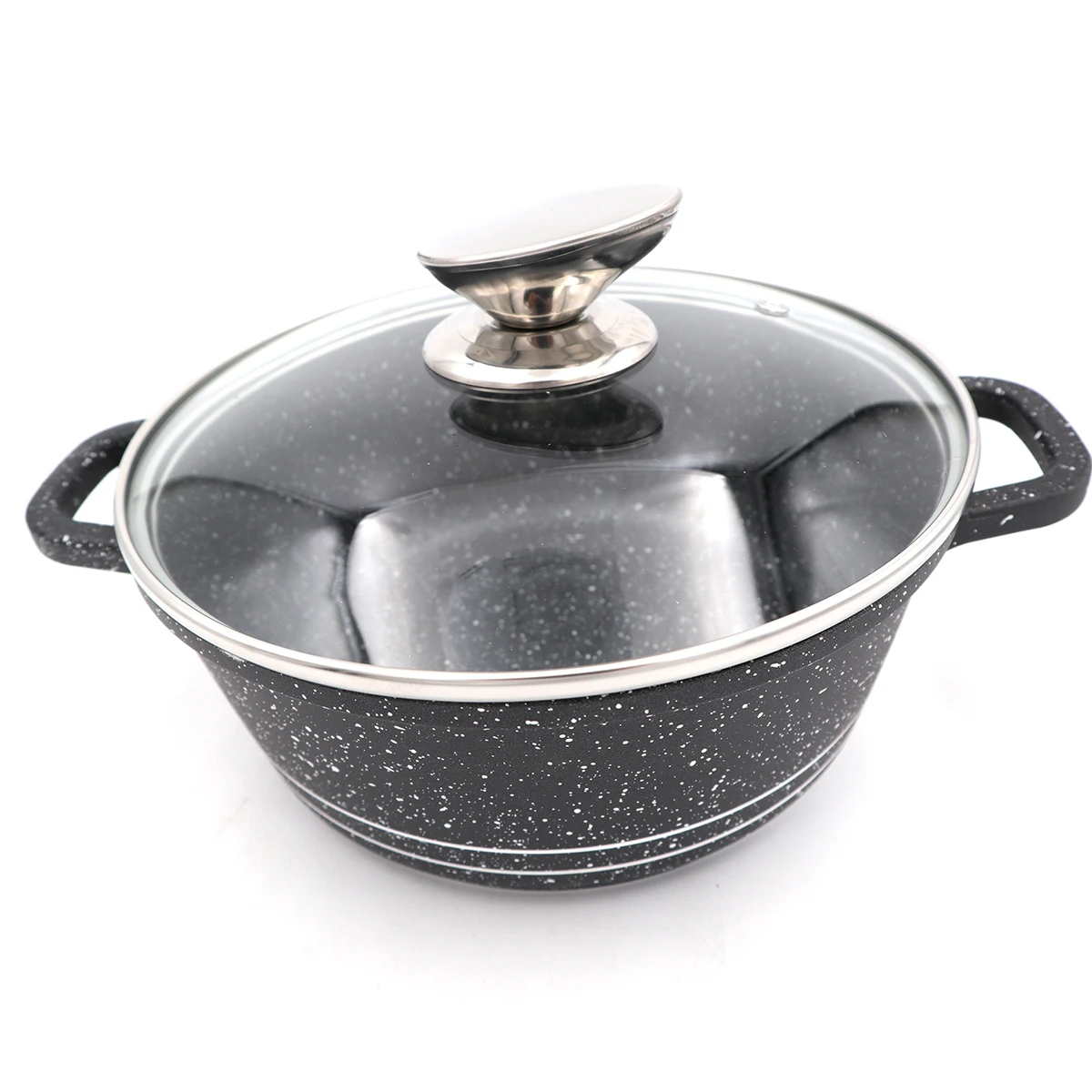 Master Star 10PCS Deep Fryer and Shallow Fryer Cookware Set Cast Aluminum Induction Cooker