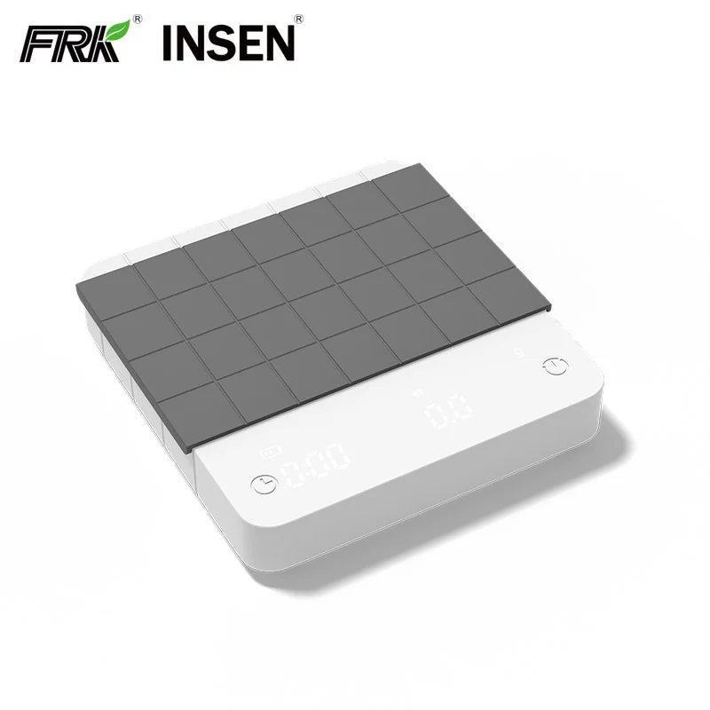 New model solid custom wood surface electric smart household kitchen 2000g 0.1g mini coffee drop scale