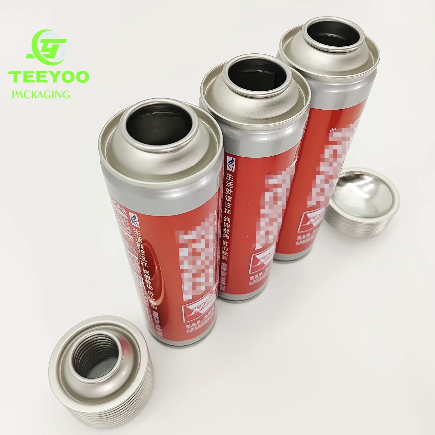 Low Price Tinplate Empty Butane Gas Straight Wall Aerosol Tin Can Custom 45/52/57/60/65mm Tinplate Empty Aerosol bottle ForSpray