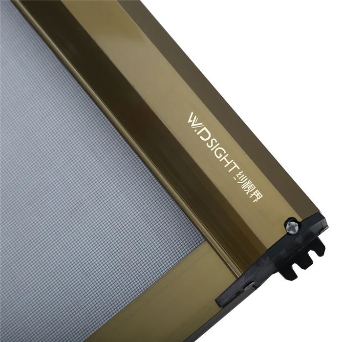 Aluminium Retractable Mosquito Net Roller Insect Screen Window / windows / roll up retractable screen window