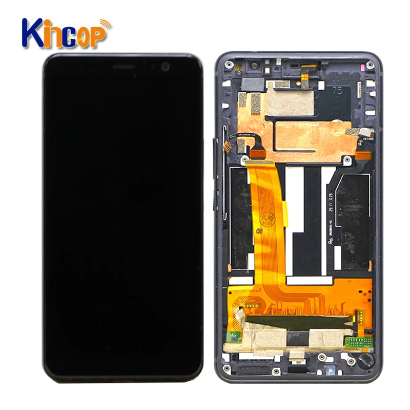 Заводская цена Оригинальный OEM для мобильного ЖК-дисплея HTC, сменный ЖК-дисплей для сенсорного экрана htc u11 с рамкой, для ЖК-дисплея htc u11