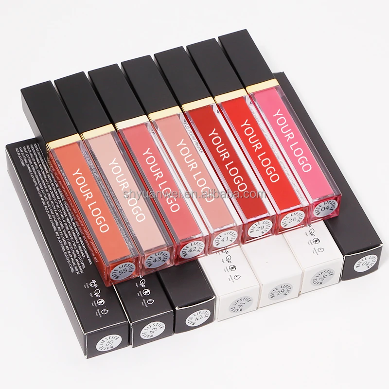 F56  Wholesale custom OEM high quality organic vegan liquid matte lipstick private label moisturizing matte lipstick