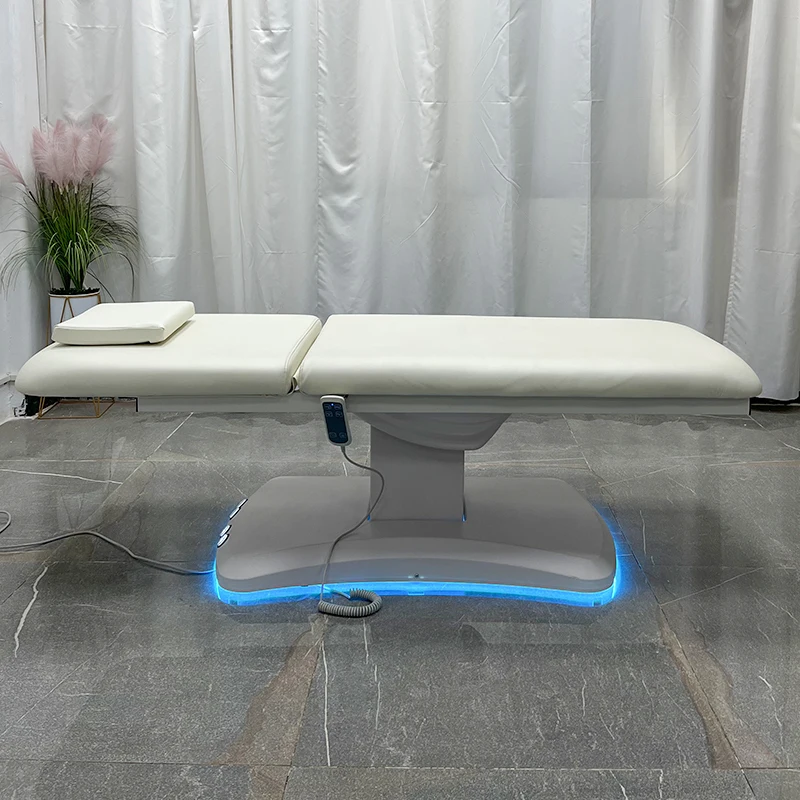Wholesale Electric Beauty Spa 2/3 Electric Motor Adjustable Massage Table Lash Bed Pedicure Tattoo Beauty Chair