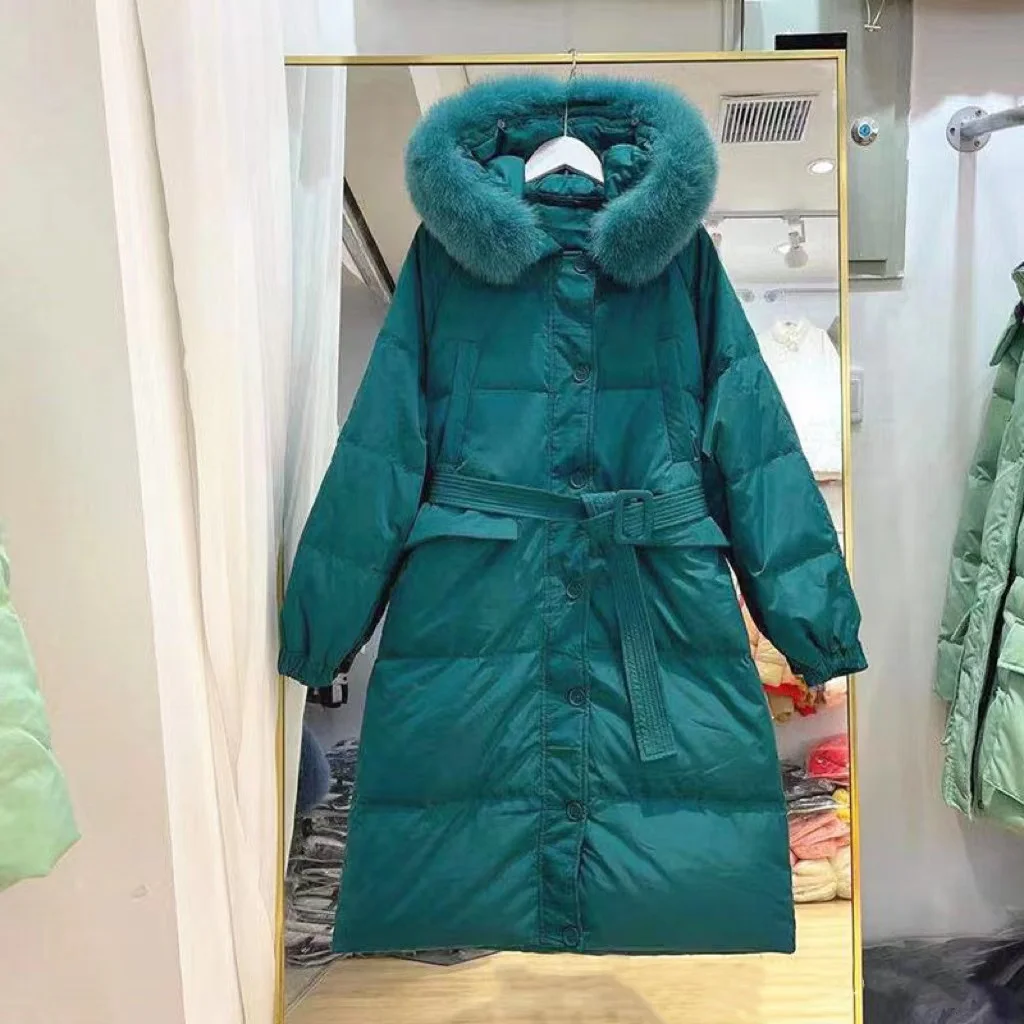 2022 Winter autumn down jacket korean urban long coats outdoor warm down jacket