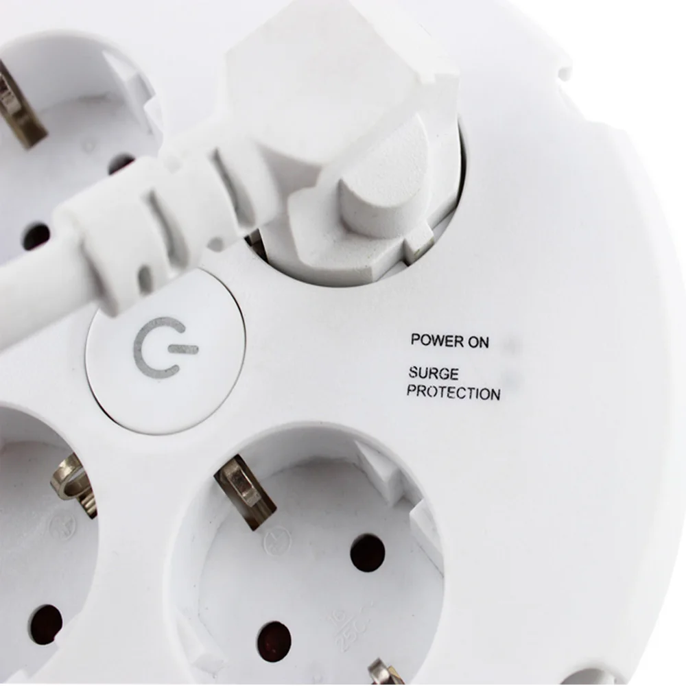 Multi-Outlet Universal Power Strip Travel Adapter Extension Plug Socket With Switch