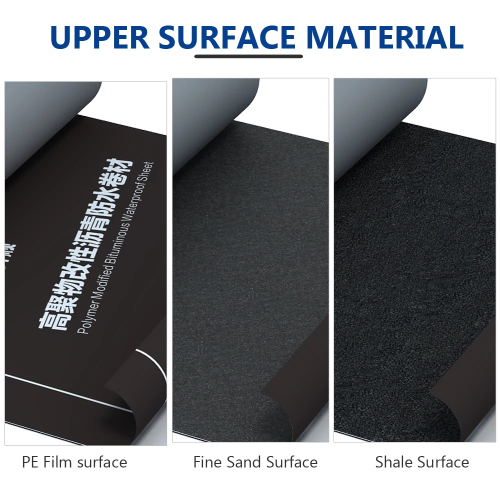 Trade elastomer app modified polymer bitumen sheet sbs self adhesive waterproof membrane