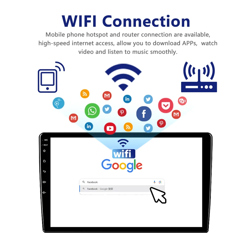 Factory L1 32GB 9 Inch Android Stereo  Bt Fm Dsp Radios Autos Multimedia Video Car GPS Navigation with High Resolution