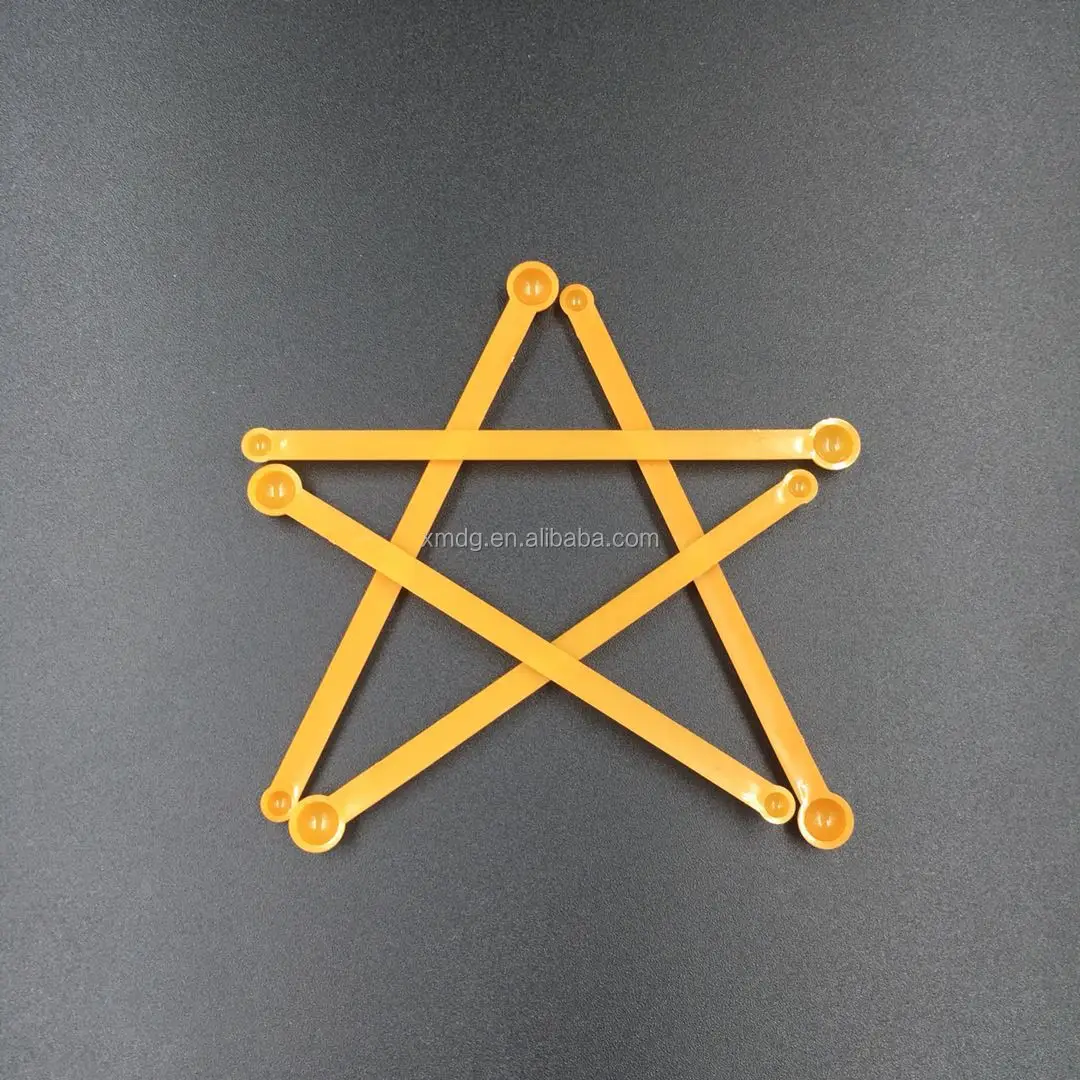 Static free PP micro 5-20mg two side measuring scoop