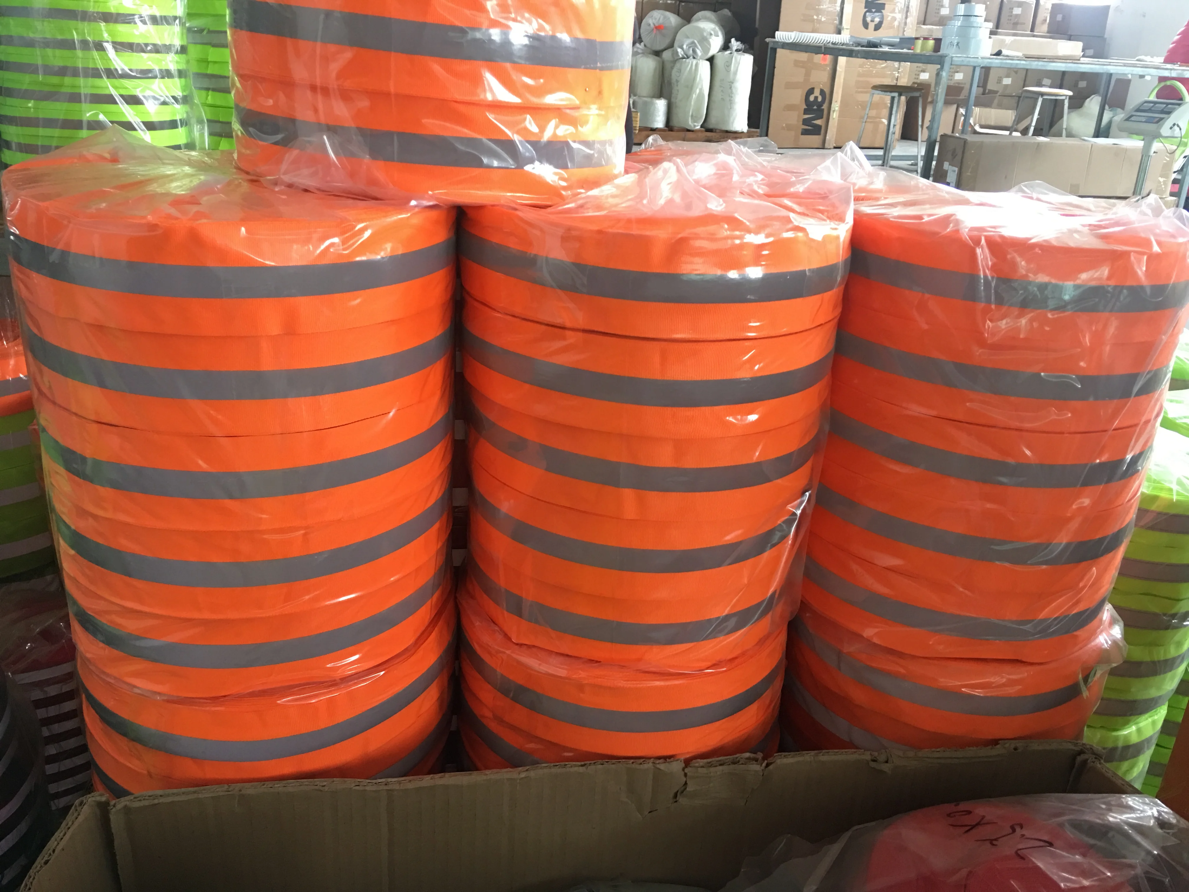 Whole Sale Reflective Webbing  High Visibility Reflexivity Tape For Safety Vest Clothes  Reflective Tape Heat Transfer  Film Ref