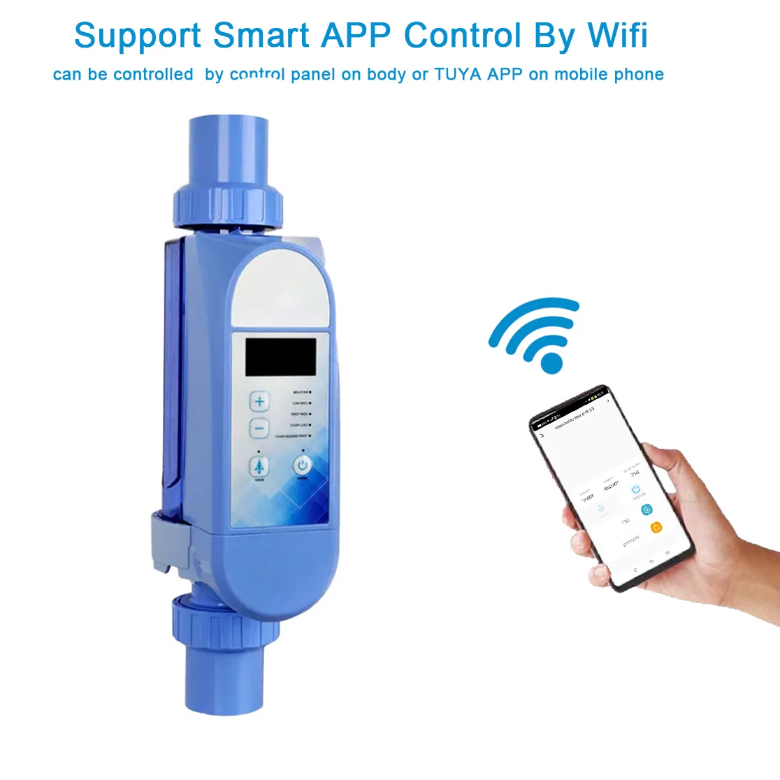 HOTOOK High Quality Outdoor Swimming Pool Salt Chlorine Generator Cell Accessory for Pool Chlorination