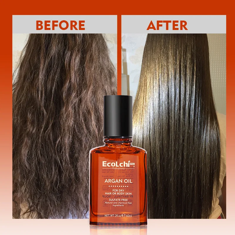 Private Label Ecolchi Organic Moisturizing Leave-in Hair Conditioner Curly Hair Protein Cream For African