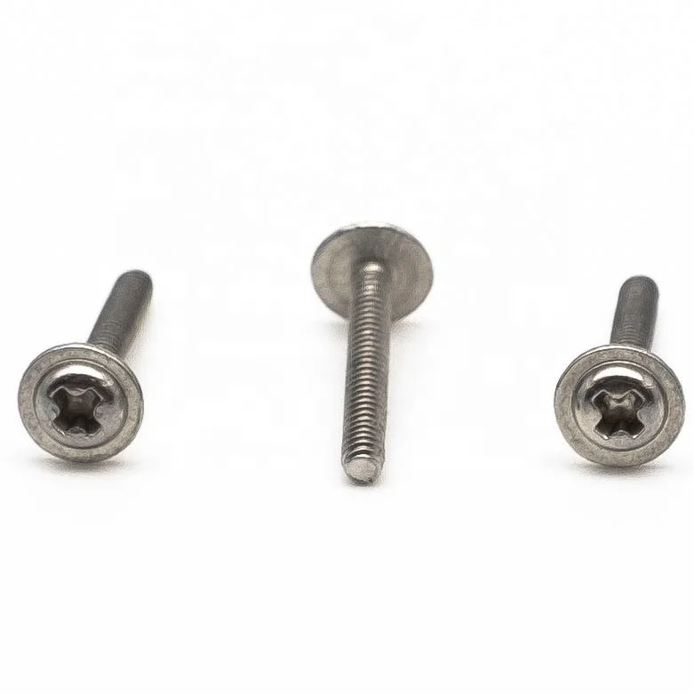 size  flat gasket spring pad combination round head cross screw