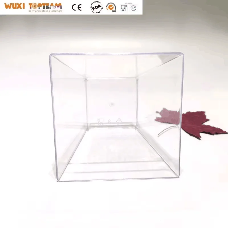 7oz Biodegradable Dessert Cups Clear Mini Pudding Cup Plastic Dessert Cup with Lid