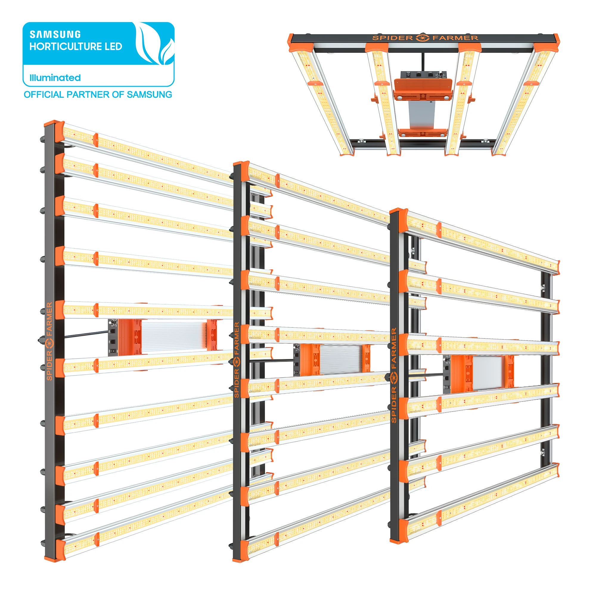 2022 New Spider Famer SE7000 720W 680W  Led Grow Light Full Spectrum For Indoor plants LEDGROWLIGHT