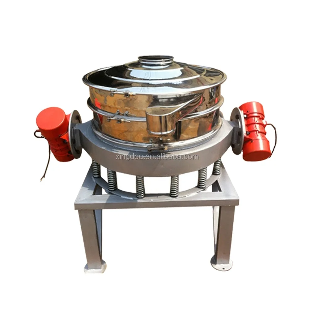 Rotary vibrating sieve machine epoxy powder resin vibrator screen sieve separator shaker talc mica screening machine