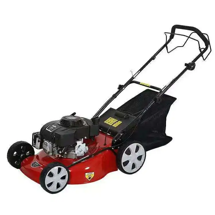 Hand push cheap price high quality garden machine  cut grass 21inch petrol lawn mower