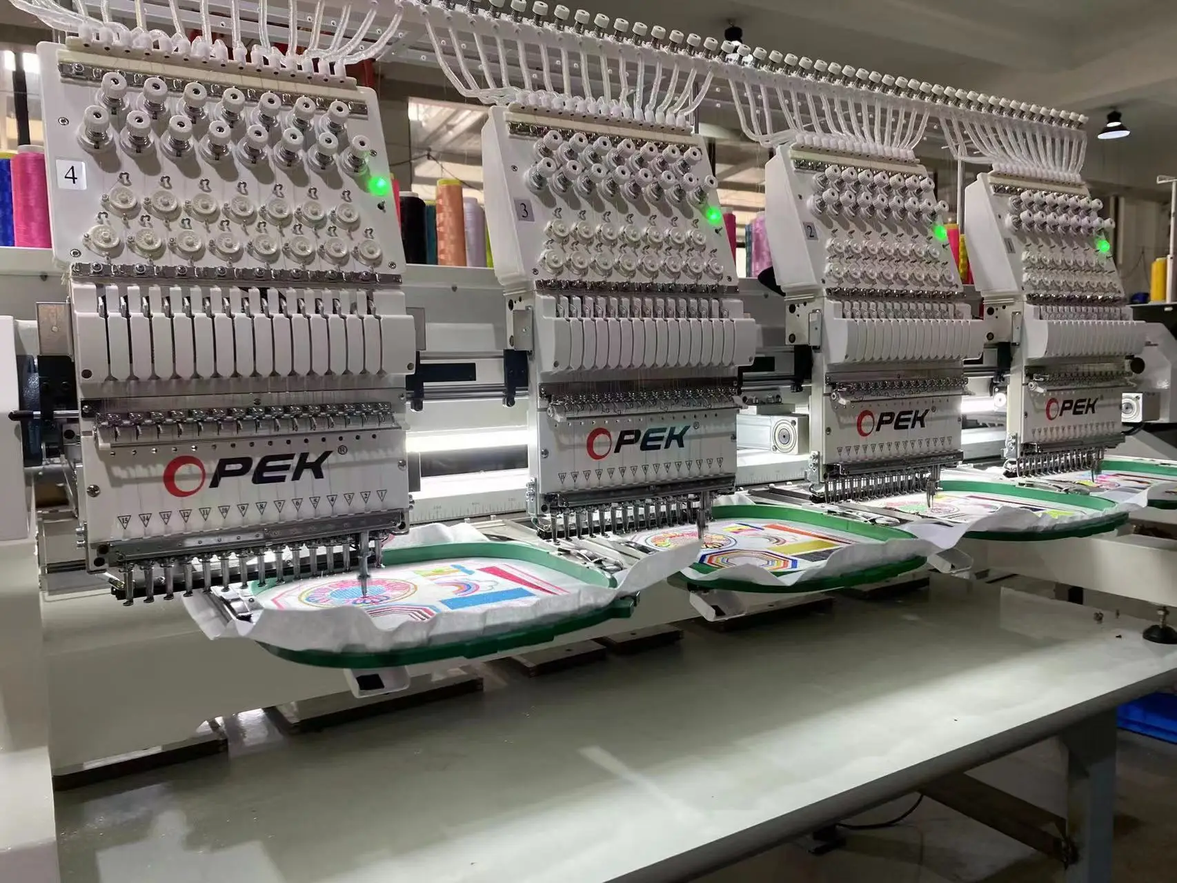 Industrial Multi needles Logo Automatic Hat 4 Head Computer Embroidery Machine Computerized Hat embroidery machine for Sale