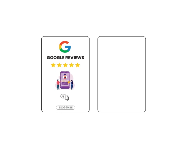 Custom NTAG 215  NTAG 216  Programmable google reviews NFC  Plastic Digital business Card for  online seller