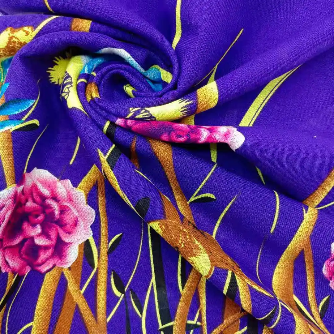 Rayon Fabric China Manufacturer Printed Rayon Fabric 100% Rayon Fabric For Dress