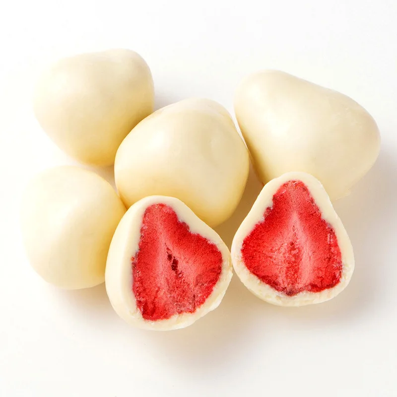 High Quality Chocolate Freeze dried strawberries Oem Wholesale Customization Chocolate Covered Freeze dried strawberries