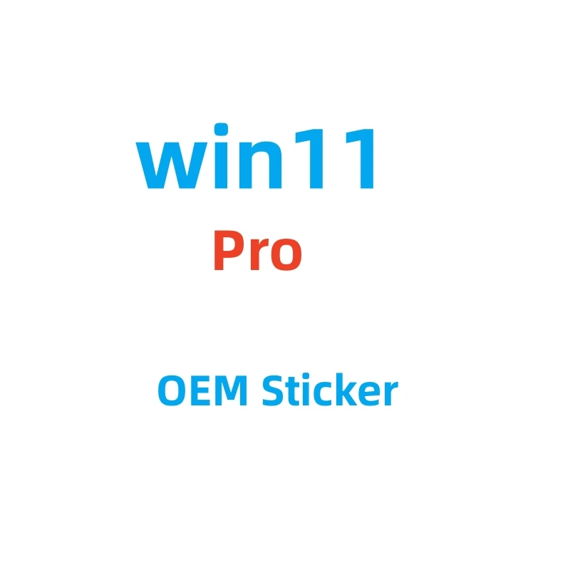 Genuine Sticker Win 11 Pro OEM Sticker Win 11 Pro Sticker Win 11 Pro COA Label Win 11 Pro Ship Fast