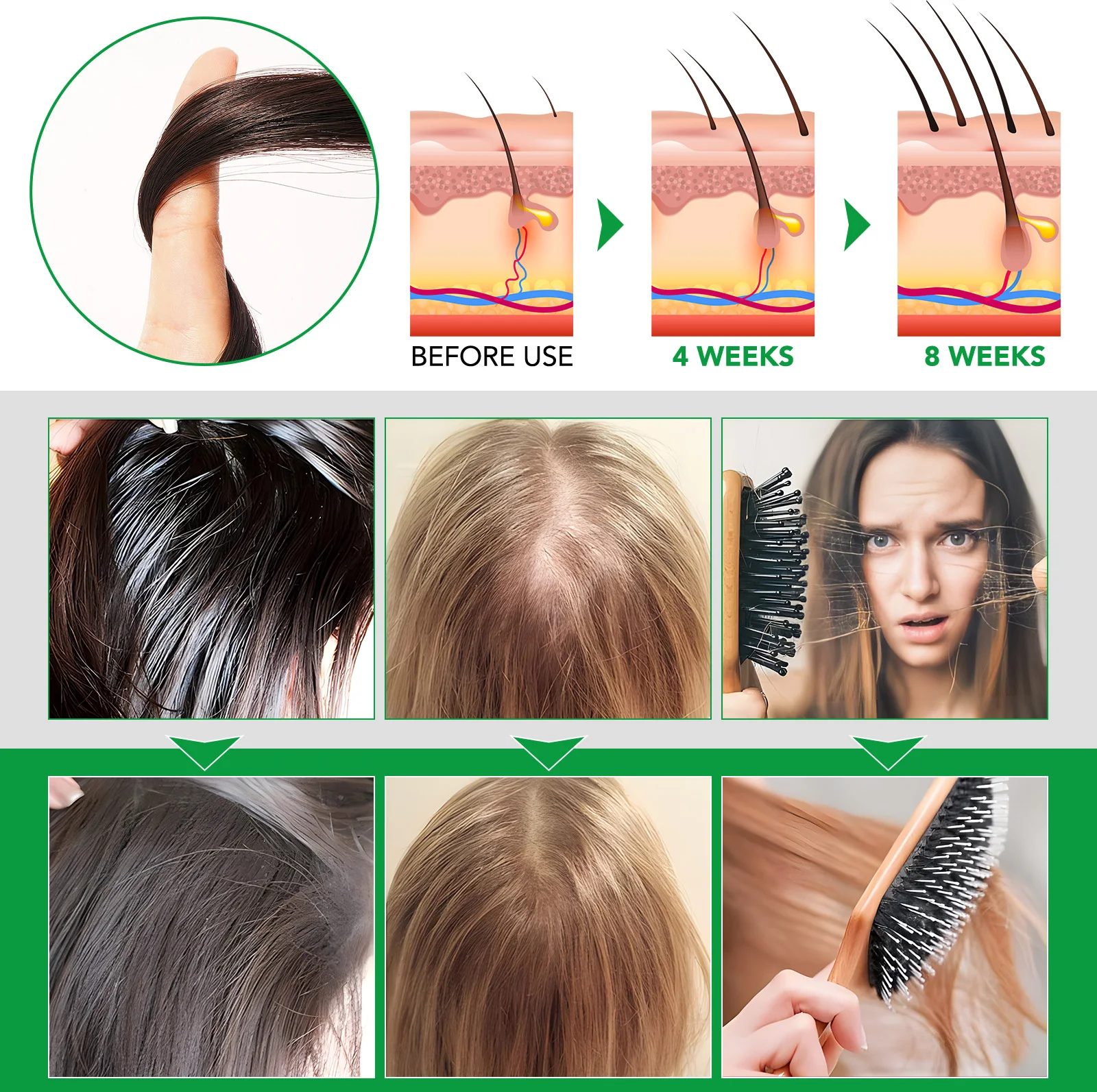 Hot Sale Natural Hair Hydrating Strengthens Shine Jamaican Black Castor Oil Shampoo and Conditioner with Biotin Black Seed Oil