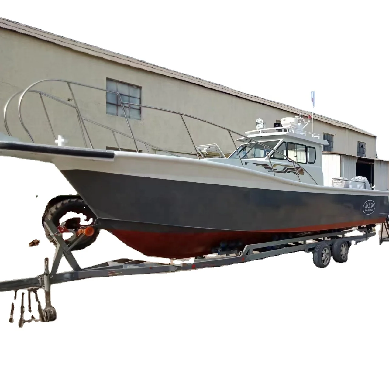 Customized luxury ocean yacht with reliable quality Coast Guard boatAluminum marine boats Aluminum New Fishing BoatsAluminum Use