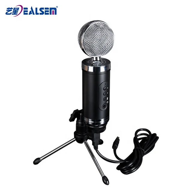 Manufacturer Wholesale Handheld Gaming Microphones USB Noise Cancelling Recording Microphone For Tiktok Live Streaming