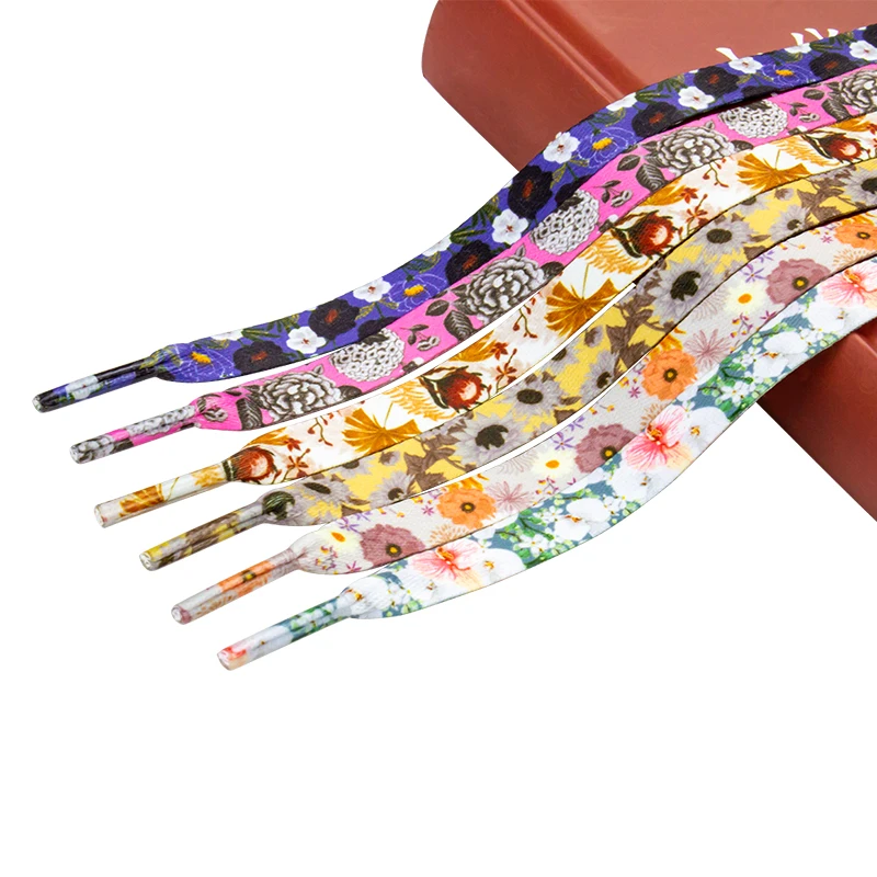 Laces Round Reflective Slanted Point White Shoelaces Polyester Elastic Shoelaces For Basketball Shoe