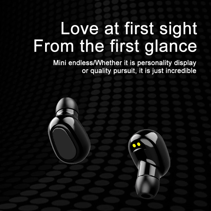 
Earphone TWS Wireless Earphone Headset Sport Noise Cancelling Earbuds 