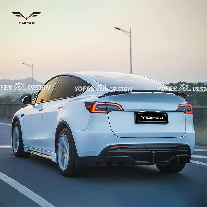 Спойлер Yofer для tesla модные задние крылья с удлиненным хвостом автомобильные запчасти аксессуары боди-комплект