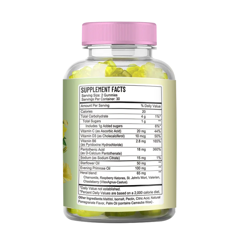 women womb Gummies winstown girl health keep skin smooth PMS Hormone balance candy skinny gummy evening primrose oil gummies