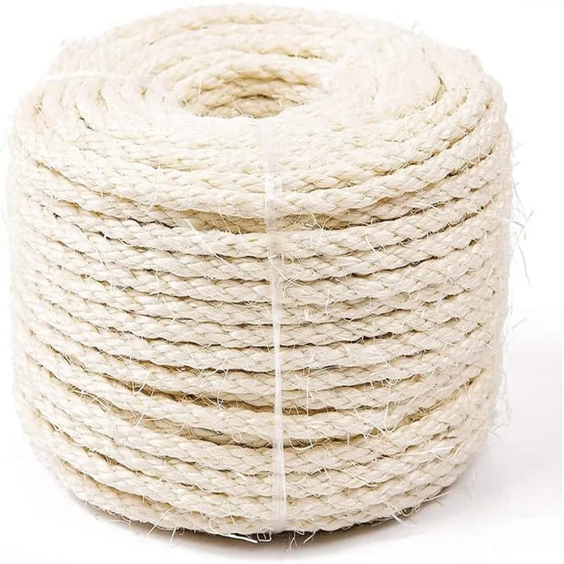 Wholesale China Manufacturers braided 3 strands manila hemp rope sisal rope