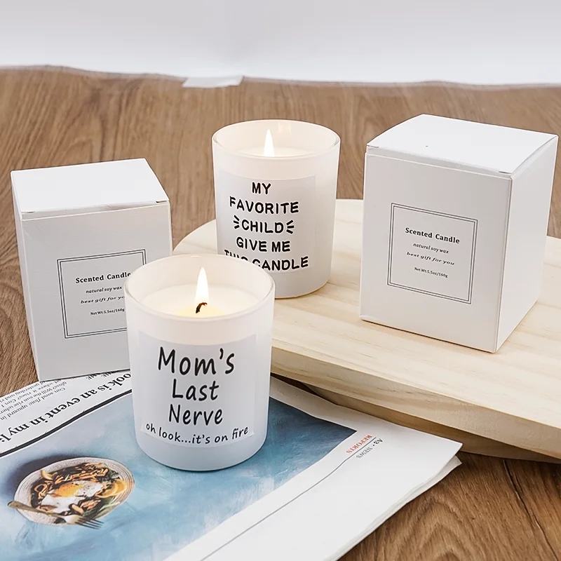 Hand Made Favors Flower Scent Cement Matt Holder Coconut Mini Wedding Favors Scented Candles With Your Own Logo