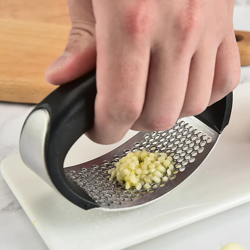 High Quality Home And Kitchen Stainless Steel Ginger Crusher Garlic Press Kitchen Accessories 3 In 1 Set Kitchen Manual Ginger