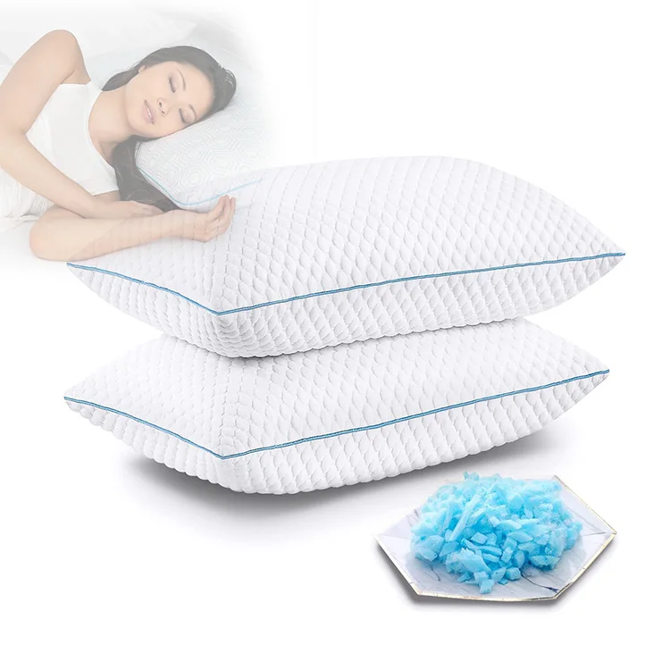 Bed Cooling Gel Washable Wave Contour Generation 2 Foam.pillow Square Memory Foam Pillow Form