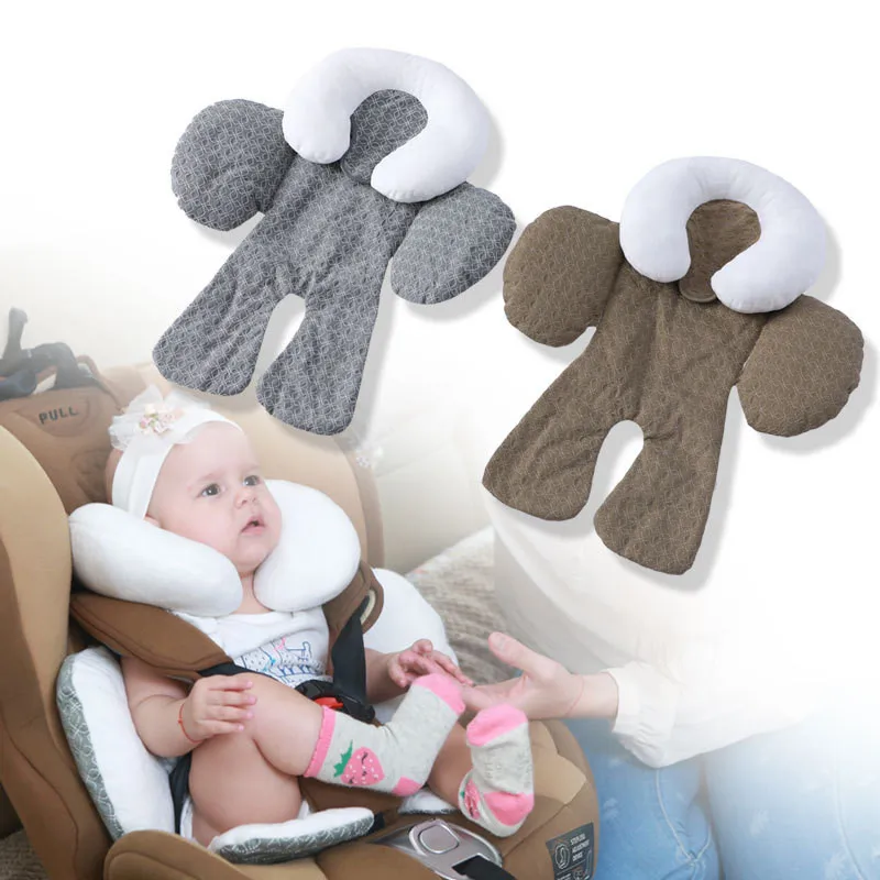 Baby Stroller Body Protection Soft Pad Car Seat Cushion Head And Body Double-Sided Protection Pad