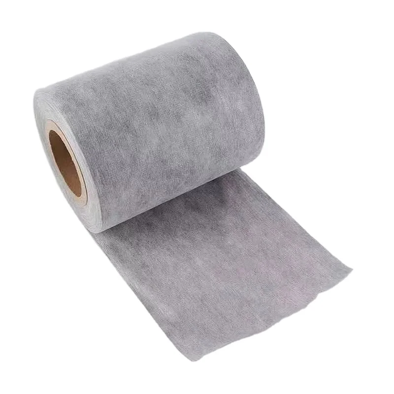 HJ Biodegrade PLA Bamboo Wood Pulp Rayon Viscose Cotton Spunlace Non-woven Fabric roll Manufacturer needle punched meltblown