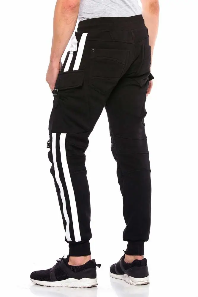 2023 OEM ODM High Quality Heavyweight Cotton Zipper Pockets Streetwear Vintage Custom Design Men Stylish Joggers