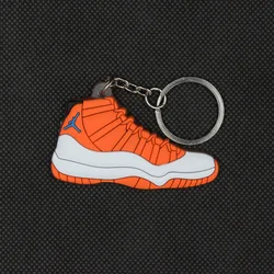 Wholesale Promotional Rubber 2d pvc Mini Air Max Jordan Basketball Shoes sneaker keychain