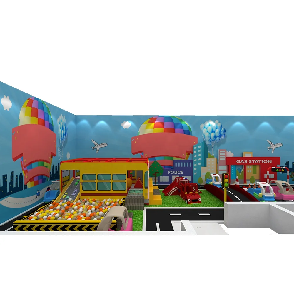 Детские пластиковые парки развлечений для помещений с игровой зоной по отличной цене