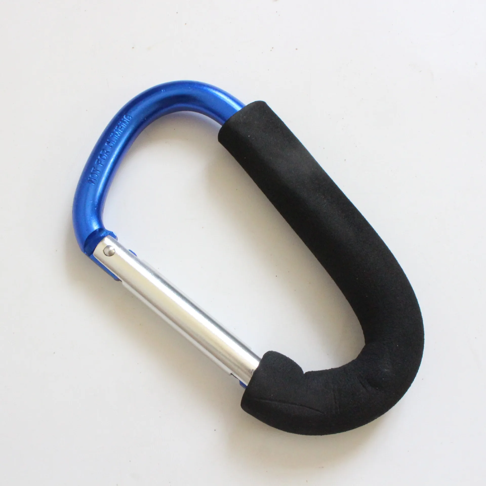 MZL Black Big Hook Large Carabiner Aluminum Alloy Stroller Accessories Multicolor Supermarket Shopping