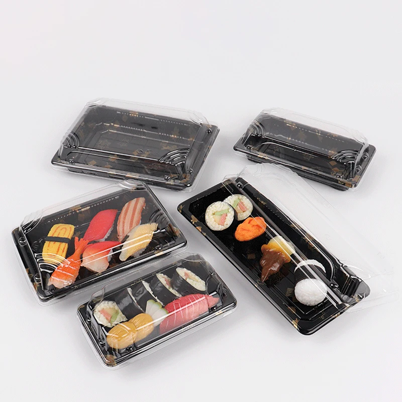  2019 пищевой контейнер пластиковый прозрачный одноразовый Ланч-бокс Bento для суши