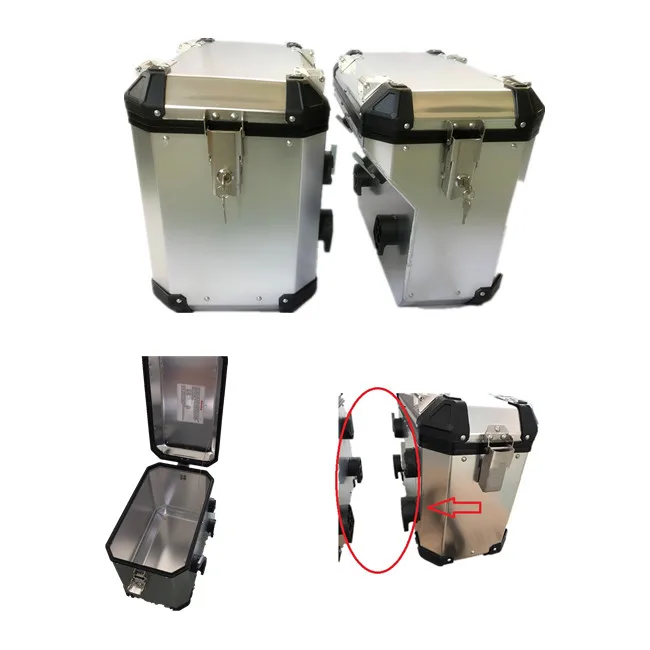 Aluminium Motorcycle tail Painners luggage Rear Boxes side cases For TRIUMPH TIGER 1200XC