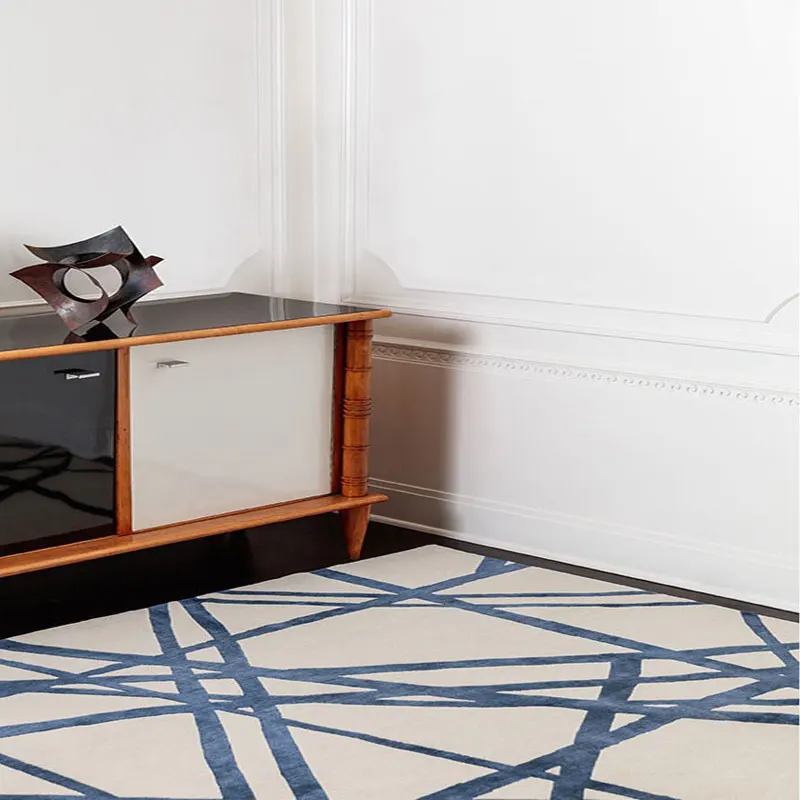 
Chinese Factory Modern Design Custom Size Living Room Carpets And Rugs Commercial 