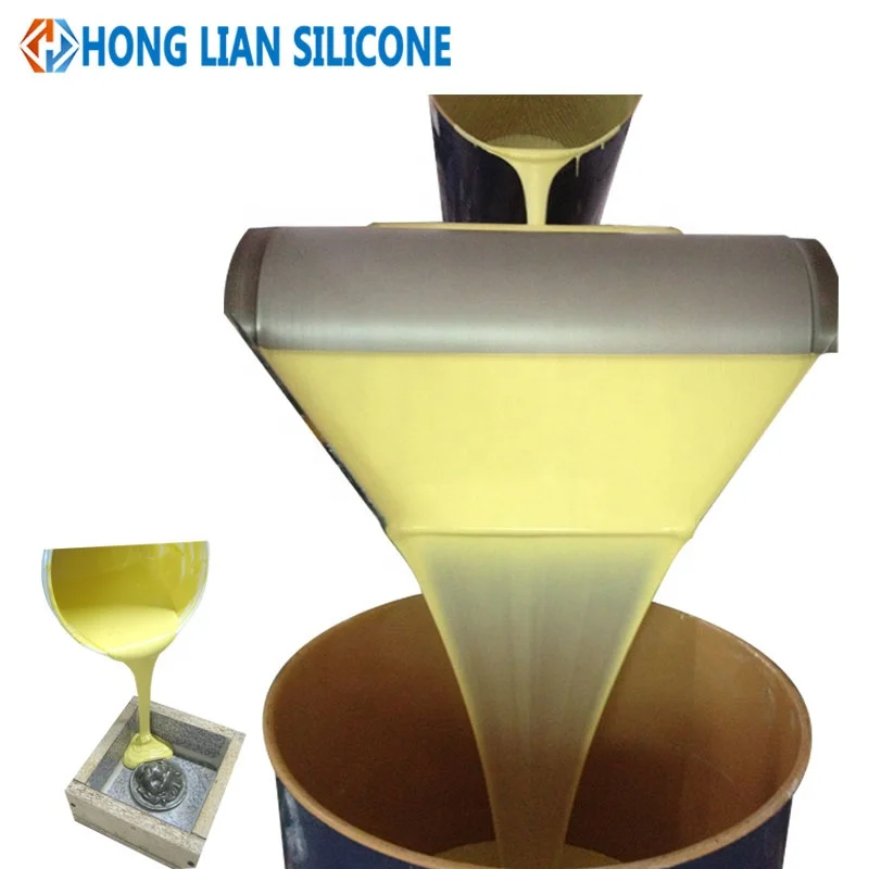 make craft resin mold rtv2 silicone rubber tin cure liquid silicon 2 component low viscosity cure into elastic silicone molds