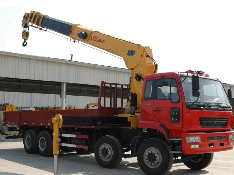 10 Ton Hydraulic Telescopic Boom Truck Mounted Crane SPK8500 knuckle boom Mobile Truck Mounted Crane