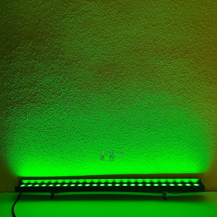 Remote illumination bright outdoor ip68 waterproof 18W 24W 36w 40w 50w dmx rgbw RDM dimming Linear led wall washer light
