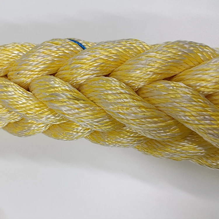 China Factory Directly Supply Rope 8 Strand Polypropylene and Polyester Mixed Rope For Big Ship