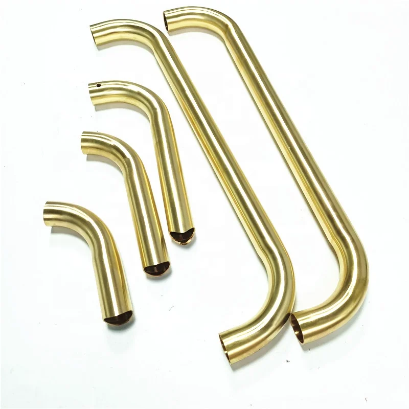 Brass tube bending service brass pipe bending copper tube bending brass handle processing Radiator copper tube
